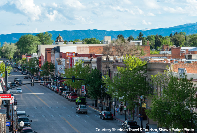 Visit Sheridan Wyoming Travel Main Street Downtown